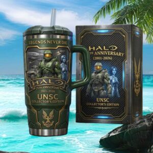Halo 25th Anniversary UNSC Master Chief Collector's Edition Tumbler