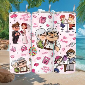 Happy Valentine's Day Couple Tumblers