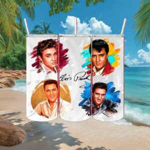 Hound Dog Insulated Stainless Steel Elvis Tumbler