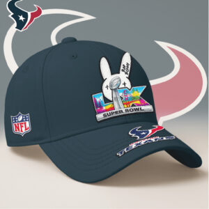 Houston Texans Super Bowl Lix Bad Bunny Personalized Cap