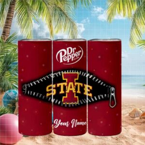 Iowa State Cyclones Dr Pepper Big 12 Zipper Custom Name