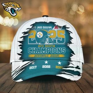 Jacksonville Jaguars 2025 AFC South Division Champions Hat