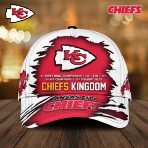 Kansas City Chiefs 4x Super Bowl Champions IV LIV LVII LVIII Fan Cap