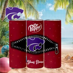 Kansas State Wildcats Dr Pepper Big 12 Zipper Tumbler