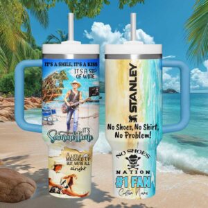 Kenny Chesney “No Shoes, No Shirt, No Problem” Beach Fan Tumbler