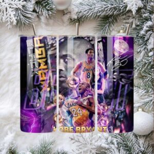 Kobe Bryant Black Mamba Mamba Mentality 20oz Tumbler