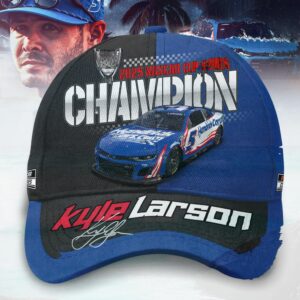 Kyle Larson 2025 NASCAR Champion Victory Lane New Era 9SEVENTY SS Cap
