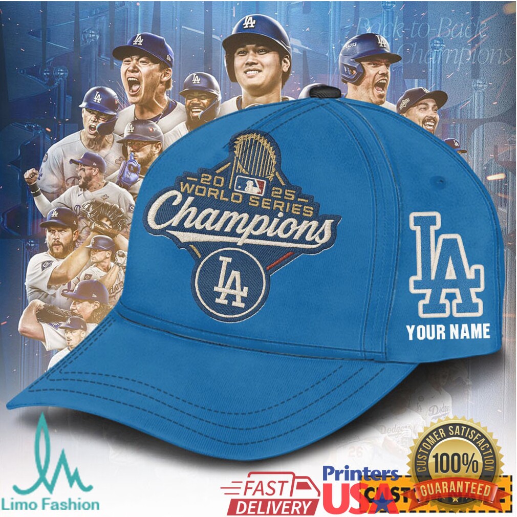 La Dodgers 2025 World Series Champions Custom Name Cap La Dodgers 2025 World Series Champions Custom Name Cap