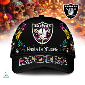 Las Vegas Raiders 'Hasta la Muerte' Día de los Muertos Cap