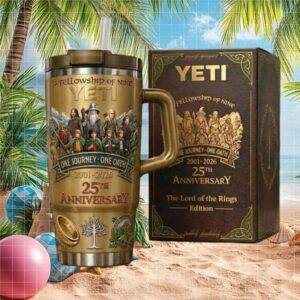 Lord of the Rings 25th Anniversary (2001 2026) Fellowship of the Nine Tumbler
