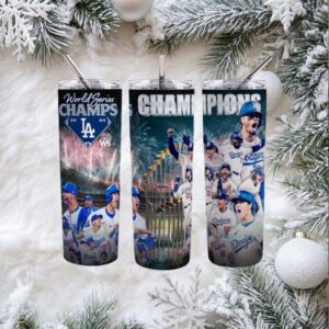 Los Angeles Dodgers 2024 World Series Champions 30oz. Stainless Steel Morgan Tumbler