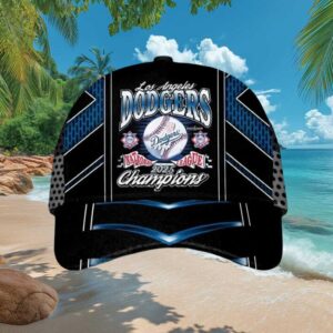 Los Angeles Dodgers 2025 NL Champions Postseason Graphic Snapback Hat