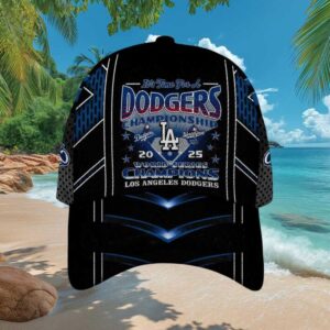 Los Angeles Dodgers 2025 World Series Champions “It's Time” Bold Graphic Cap
