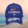 LA Dodgers Back 2 Back World Series Champions 2024 2025 Ripped Design Hat LA Dodgers Back 2 Back World Series Champions 2024 2025 Ripped Design Hat