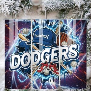 Los Angeles Dodgers Baseball Fan Tumbler