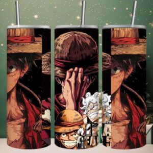 Luffy Straw Hat Pirate Stainless Steel Tumbler