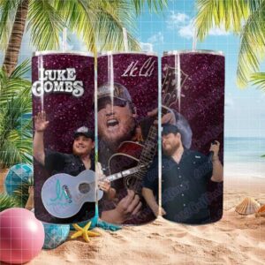 Luke Combs Stainless Steel Country Music Drinkware Tumbler
