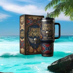 Lynyrd Skynyrd Free Bird 3D Sculpted Southern Rock 40oz Tumbler