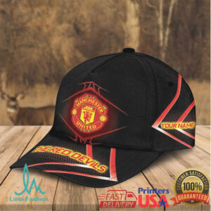 Manchester United The Red Devils Personalized Custom Name Cap