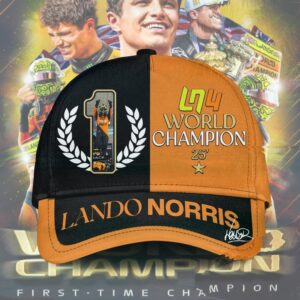 McLaren F1 Lando Norris Champion Hat Official 2025 Merchandise