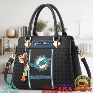 Miami Dolphins Custom Dolphins Satchel Handbag