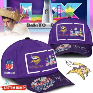 Minnesota Vikings x Bad Bunny Here For The Halftime Show Hat