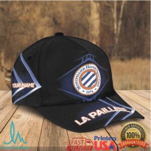 Montpellier Hsc La Paillade Custom Name Football Fan Cap