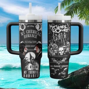 My Chemical Romance The Black Parade Emo Rock 40oz Tumbler