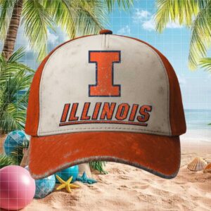 NCAA Illinois Fighting Illini Retro Distressed Cap