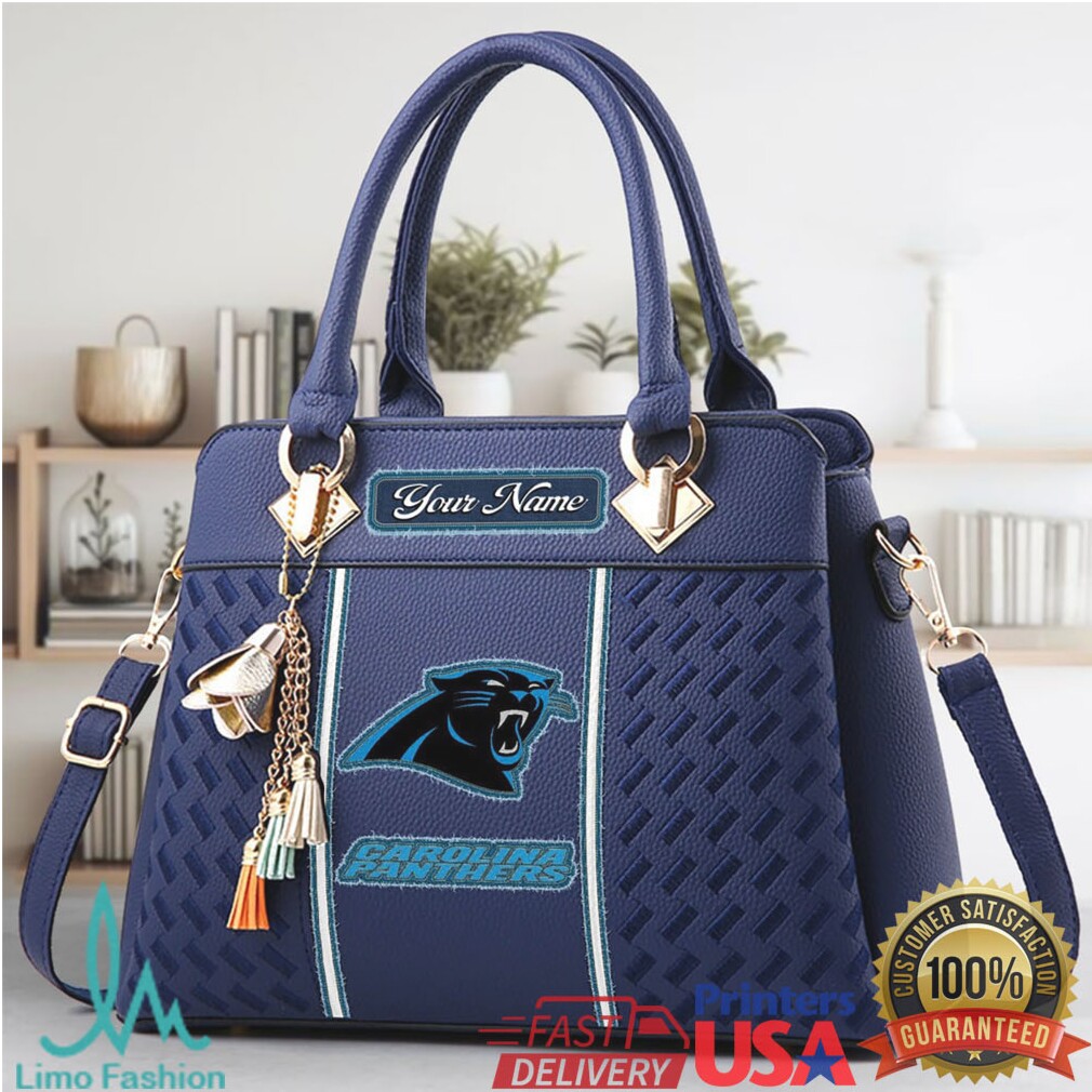 NFL Carolina Panthers Custom Your Name Crossbody Bag NFL Carolina Panthers Custom Your Name Crossbody Bag
