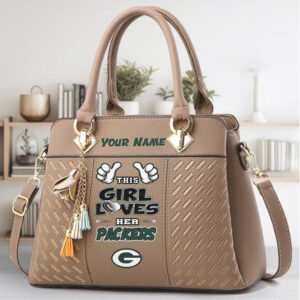 NFL Green Bay Packers Fan This Girl Loves Her Packers Shoulder Purse Bag