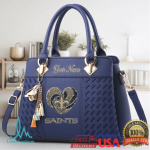 NFL New Orleans Saints Handbag Zip Closure Purse