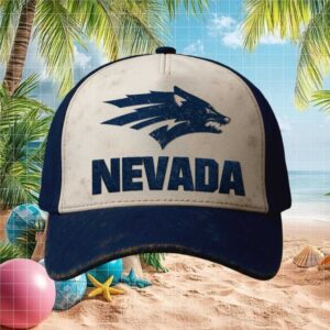 Nevada Wolf Pack Vintage Distressed Snapback Cap