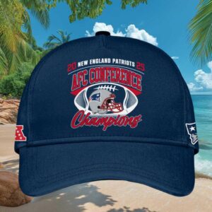 New England Patriots 2025 AFC Conference Champions Graphic T Shirt