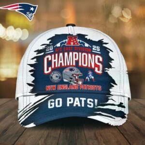 New England Patriots 2025 AFC East Division Champions Classic Cap