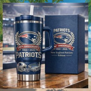 New England Patriots 66th Anniversary 2026 Yeti Tumbler