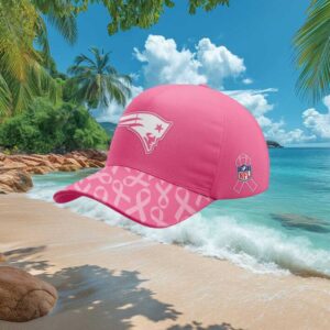 New England Patriots Breast Cancer Awareness Hat Pink Ribbon NFL Fan Cap