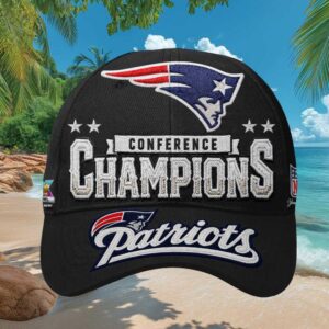 New England Patriots Conference Champions Commemorative Embroidered Cap