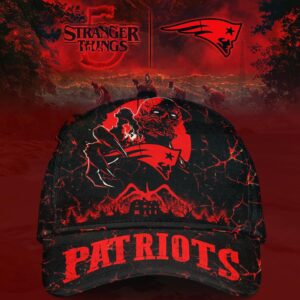 New England Patriots NFL Stranger Things Classic Cap New England Patriots NFL Stranger Things Classic Cap