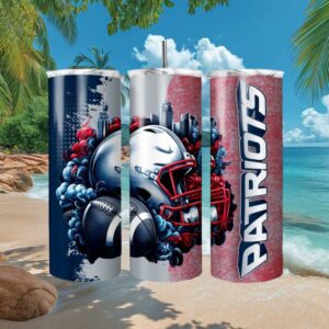 New England Patriots Skinny Tumbler