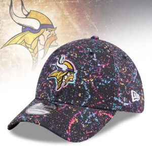 New Era Black Minnesota Vikings 2025 NFL Crucial Catch 39THIRTY Flex Hat