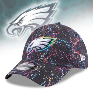 New Era Black Philadelphia Eagles NFL Crucial Catch 39THIRTY Flex Hat