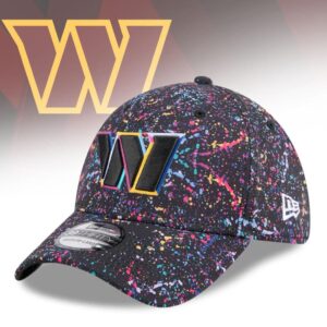 New Era Black Washington Commanders 2025 NFL Crucial Catch 39THIRTY Flex Hat
