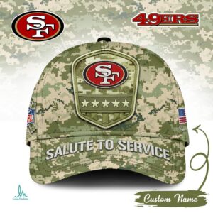 New Era San Francisco 49ers Salute to Service 39THIRTY Flex Hat