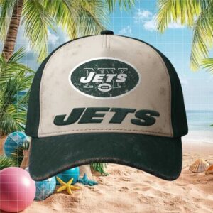 New York Jets Distressed Vintage Style Cap