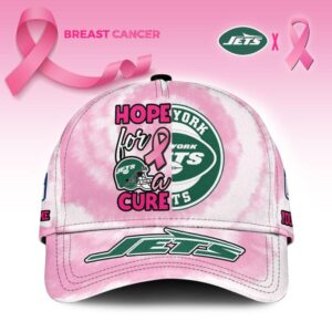New York Jets Pink Hope For A Cure Breast Cancer Awareness Cap