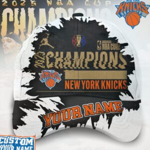 New York Knicks 2025 NBA Cup Champions Locker Room 9FIFTY Snapback Hat New York Knicks 2025 NBA Cup Champions Locker Room 9FIFTY Snapback Hat