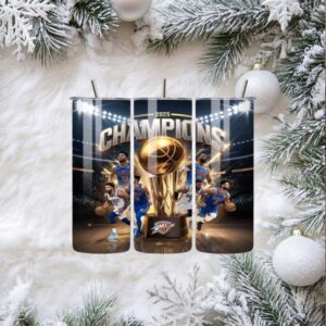 OKC Thunder 2025 NBA Champions Tumbler