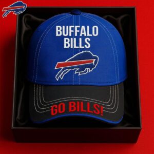 Official Buffalo Bills Blue & Black Fitted Hat