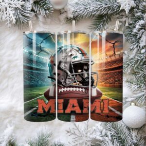 Official NFL Miami Dolphins Game Day Stainless Steel Tumbler